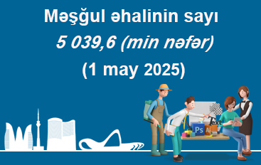 Məşğul əhalinin sayı